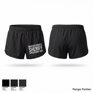 Ranger Panties, Mercer county sheriff operations unit, Police, Teamtime, Team time, sublimation, custom sports apparel, team uniforms, spirit wear, spiritwear, sports uniforms, custom shirts, team store, custom team store, fundraiser sports, apparel fundraiser