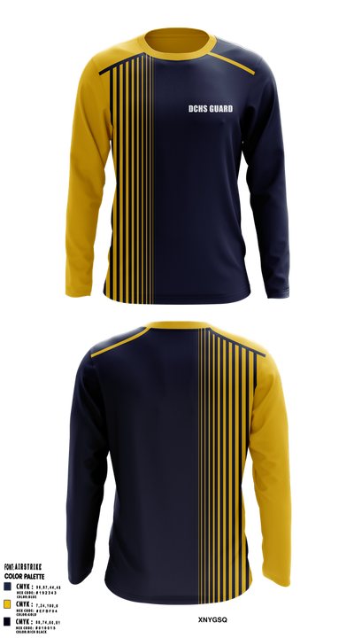 DCHS guard 45159180 Long Sleeve Performance Shirt 1