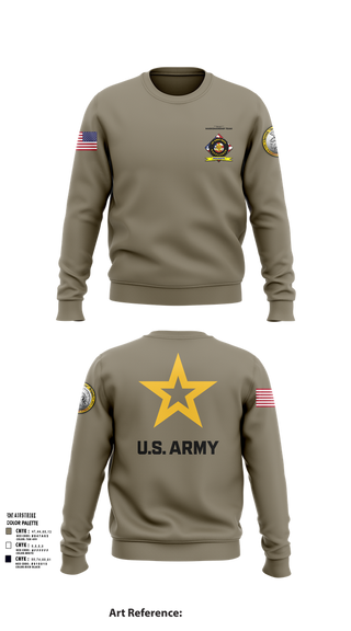Crew Neck Sweatshirt, University of Toledo Army Marksmanship Unit, Army, Teamtime, Team time, sublimation, custom sports apparel, team uniforms, spirit wear, spiritwear, sports uniforms, custom shirts, team store, custom team store, fundraiser sports, apparel fundraiser