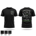 Cincinnati Police Night Shift Old School Cotton Feel Shirt - 1