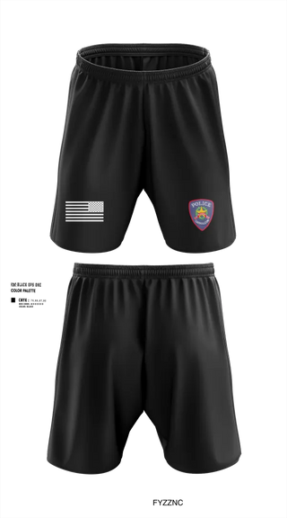 Athletic Shorts With Pockets, Carrollton Police Department, Police, Teamtime, Team time, sublimation, custom sports apparel, team uniforms, spirit wear, spiritwear, sports uniforms, custom shirts, team store, custom team store, fundraiser sports, apparel fundraiser