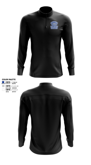 Quarter Zip Jacket, Westover Middle Wrestling, Wrestling, Teamtime, Team time, sublimation, custom sports apparel, team uniforms, spirit wear, spiritwear, sports uniforms, custom shirts, team store, custom team store, fundraiser sports, apparel fundraiser