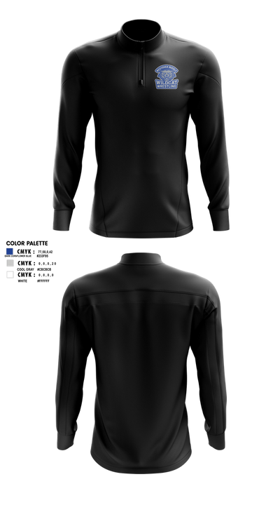 Westover Middle Wrestling 20683459 Quarter Zip Jacket - 6