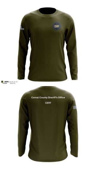 Long Sleeve Performance Shirt, Comal County Sheriff’s Office, Police, Teamtime, Team time, sublimation, custom sports apparel, team uniforms, spirit wear, spiritwear, sports uniforms, custom shirts, team store, custom team store, fundraiser sports, apparel fundraiser