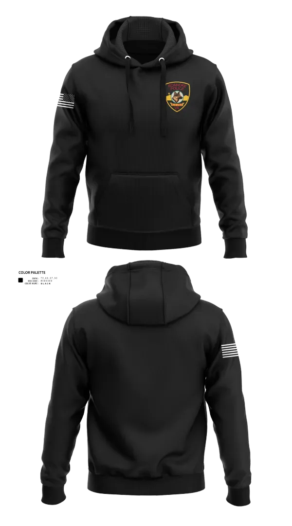 Hoodie, Roanoke K9, Police, Teamtime, Team time, sublimation, custom sports apparel, team uniforms, spirit wear, spiritwear, sports uniforms, custom shirts, team store, custom team store, fundraiser sports, apparel fundraiser