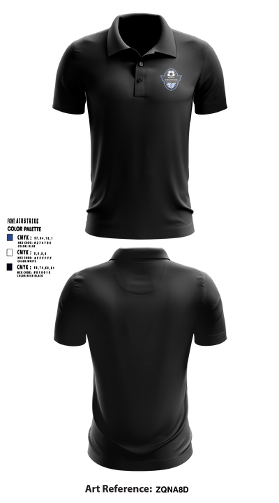 North Chesapeake Football Club Short Sleeve Performance Polo - 6