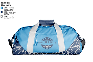 Duffle Bag, Mid-Ice Crisis, Ice Hockey, Teamtime, Team time, sublimation, custom sports apparel, team uniforms, spirit wear, spiritwear, sports uniforms, custom shirts, team store, custom team store, fundraiser sports, apparel fundraiser