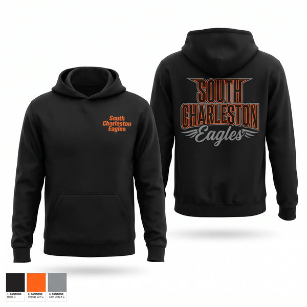 Hoodie, South Charleston Eagles, Cheer, Teamtime, Team time, sublimation, custom sports apparel, team uniforms, spirit wear, spiritwear, sports uniforms, custom shirts, team store, custom team store, fundraiser sports, apparel fundraiser