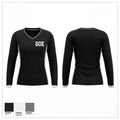 GOE 15906188 Women's Long Sleeve V-neck Shirt - 1