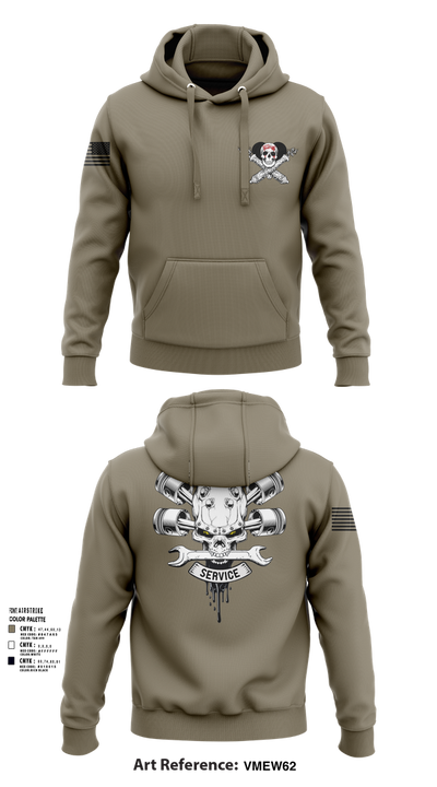1-320th FAR FOX CO 66582202 Hoodie - 104