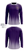 New Rochelle Huguenots Track & Field 27007108 Long Sleeve Performance Shirt 100