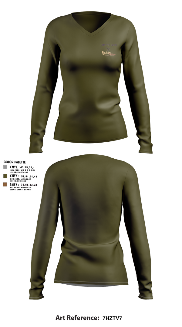 Womens Long Sleeve Vneck Shirt, KR, , Teamtime, Team time, sublimation, custom sports apparel, team uniforms, spirit wear, spiritwear, sports uniforms, custom shirts, team store, custom team store, fundraiser sports, apparel fundraiser