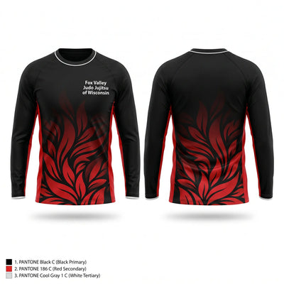Fox Valley Judo & Jujitsu of Wisconsin 86951979 Long Sleeve Performance Shirt 2