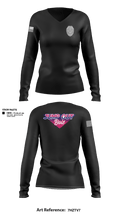 Lancaster County Drug Task Force 26202720 Women's Long Sleeve V-neck Shirt - 1