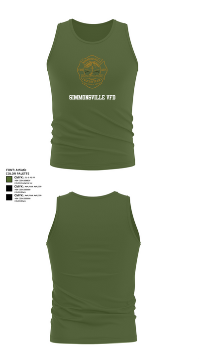Simmonsville VFD 9385181 Tank Top - 59