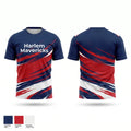Harlem Mavericks Soft Poly Tee Cotton Like Feel - 1