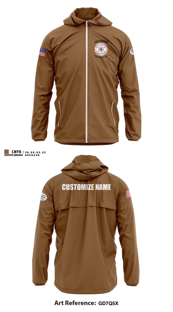 Windbreaker, NRMD KB 105.3, Navy, Teamtime, Team time, sublimation, custom sports apparel, team uniforms, spirit wear, spiritwear, sports uniforms, custom shirts, team store, custom team store, fundraiser sports, apparel fundraiser