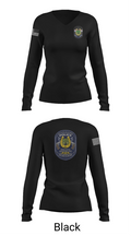 Non Fatal Shooting Unit 65377602 Women's Long Sleeve V-neck Shirt - 23