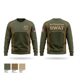 Crew Neck Sweatshirt, APD Sniper Team, Police, Teamtime, Team time, sublimation, custom sports apparel, team uniforms, spirit wear, spiritwear, sports uniforms, custom shirts, team store, custom team store, fundraiser sports, apparel fundraiser