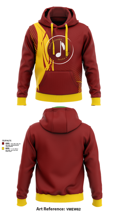 South Stokes Saura Band 30412407 Hoodie - 51