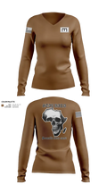 180th ESC 85652758 Women's Long Sleeve V-neck Shirt - 22