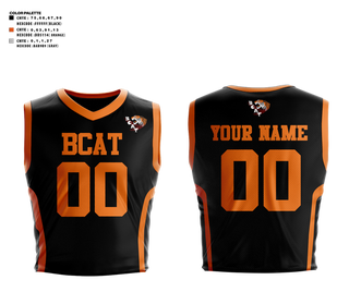 Mens Basketball Jersey, BCAT Tigers, Men's Basketball, Teamtime, Team time, sublimation, custom sports apparel, team uniforms, spirit wear, spiritwear, sports uniforms, custom shirts, team store, custom team store, fundraiser sports, apparel fundraiser