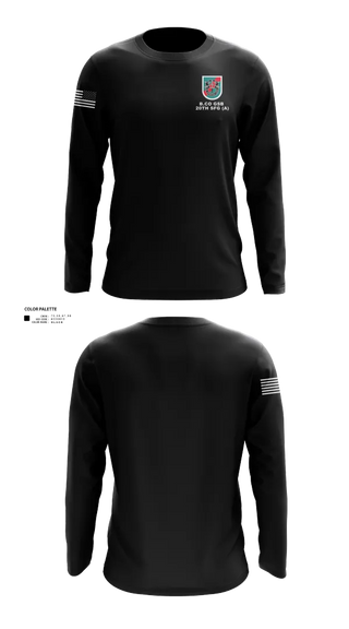 Long Sleeve Performance Shirt, B.CO GSB 20th SFG(A), , Teamtime, Team time, sublimation, custom sports apparel, team uniforms, spirit wear, spiritwear, sports uniforms, custom shirts, team store, custom team store, fundraiser sports, apparel fundraiser