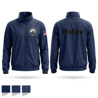 Windbreaker, Perryville Police Department, Police, Teamtime, Team time, sublimation, custom sports apparel, team uniforms, spirit wear, spiritwear, sports uniforms, custom shirts, team store, custom team store, fundraiser sports, apparel fundraiser
