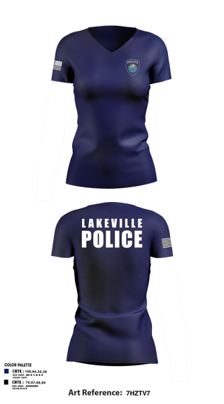 Womens Short Sleeve Vneck Shirt, Lakeville Police Department, , Teamtime, Team time, sublimation, custom sports apparel, team uniforms, spirit wear, spiritwear, sports uniforms, custom shirts, team store, custom team store, fundraiser sports, apparel fundraiser