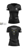 GCSO K9 Women's Short Sleeve V-neck Shirt - 100