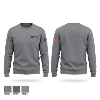Crew Neck Sweatshirt, Traffic Unit, Police, Teamtime, Team time, sublimation, custom sports apparel, team uniforms, spirit wear, spiritwear, sports uniforms, custom shirts, team store, custom team store, fundraiser sports, apparel fundraiser