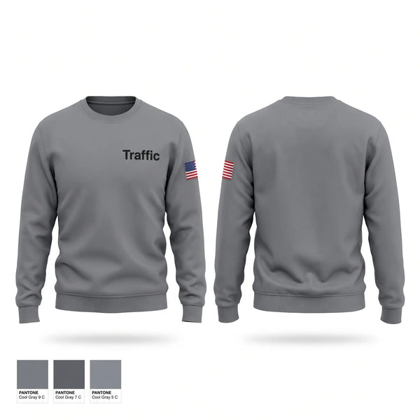 Crew Neck Sweatshirt, Traffic Unit, Police, Teamtime, Team time, sublimation, custom sports apparel, team uniforms, spirit wear, spiritwear, sports uniforms, custom shirts, team store, custom team store, fundraiser sports, apparel fundraiser
