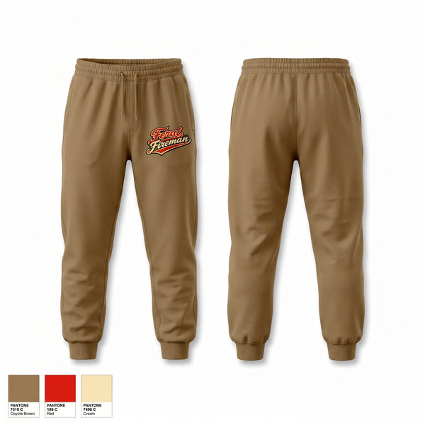 Sweatpants, Feral Fireman, Fire Department, Teamtime, Team time, sublimation, custom sports apparel, team uniforms, spirit wear, spiritwear, sports uniforms, custom shirts, team store, custom team store, fundraiser sports, apparel fundraiser