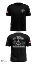 Oakland Police Marine Unit Old School Cotton Feel Shirt - 3