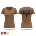 252 ENG CO 15601315 Women's Short Sleeve V-neck Shirt - 1