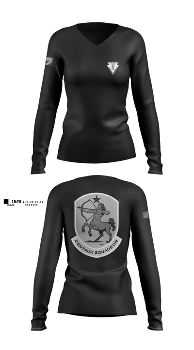 Killer Troop, 2/11 ACR 49037444 Women's Long Sleeve V-neck Shirt - 2