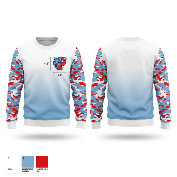 Crew Neck Sweatshirt, Piedmont, Track & Field, Teamtime, Team time, sublimation, custom sports apparel, team uniforms, spirit wear, spiritwear, sports uniforms, custom shirts, team store, custom team store, fundraiser sports, apparel fundraiser