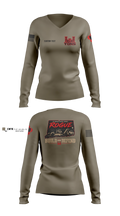 248th Engineer Company Women's Long Sleeve V-neck Shirt - 15