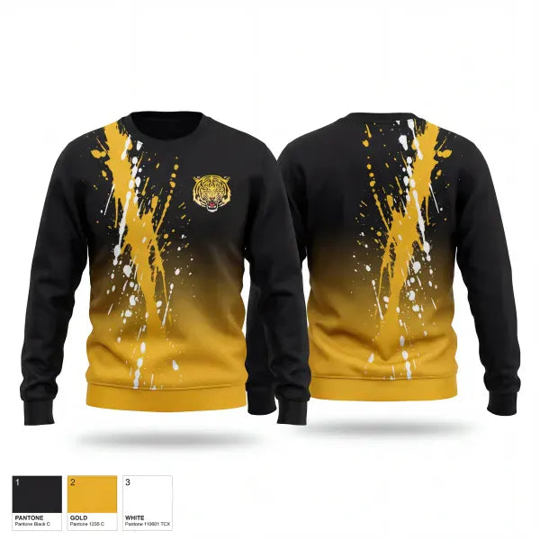 Crew Neck Sweatshirt, Tigers, Softball, Teamtime, Team time, sublimation, custom sports apparel, team uniforms, spirit wear, spiritwear, sports uniforms, custom shirts, team store, custom team store, fundraiser sports, apparel fundraiser