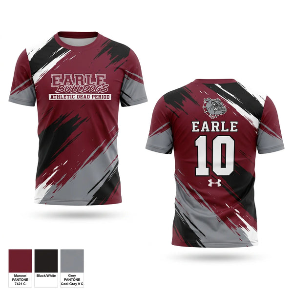 Short Sleeve Performance Shirt, EARLE BULLDOGS, Men's Basketball, Teamtime, Team time, sublimation, custom sports apparel, team uniforms, spirit wear, spiritwear, sports uniforms, custom shirts, team store, custom team store, fundraiser sports, apparel fundraiser