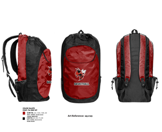 Gear Bag, Crystal City High School Hornets Basketball, Women's Basketball, Teamtime, Team time, sublimation, custom sports apparel, team uniforms, spirit wear, spiritwear, sports uniforms, custom shirts, team store, custom team store, fundraiser sports, apparel fundraiser