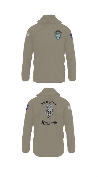 Windbreaker, , Army, Teamtime, Team time, sublimation, custom sports apparel, team uniforms, spirit wear, spiritwear, sports uniforms, custom shirts, team store, custom team store, fundraiser sports, apparel fundraiser