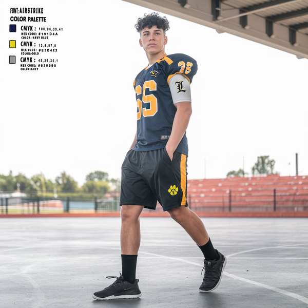 Football Jersey, Lockland Football, , Teamtime, Team time, sublimation, custom sports apparel, team uniforms, spirit wear, spiritwear, sports uniforms, custom shirts, team store, custom team store, fundraiser sports, apparel fundraiser