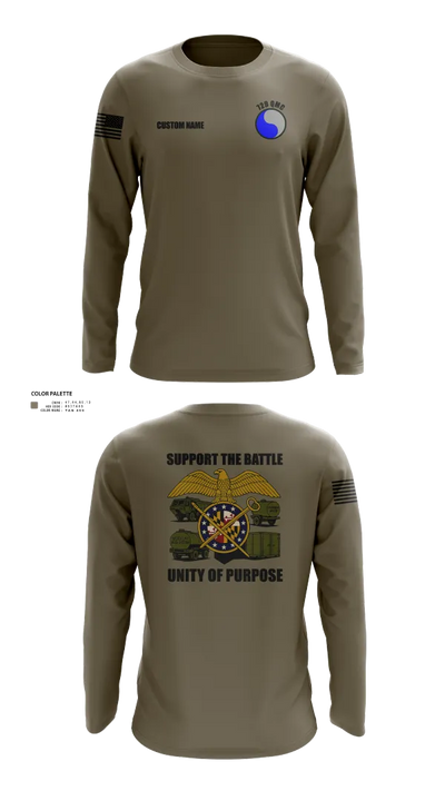 729 Quarter Master Unit 34151644 Long Sleeve Performance Shirt 21