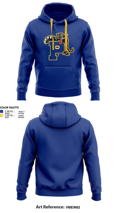 Palatka Wrestling 44034105 Hoodie - 1