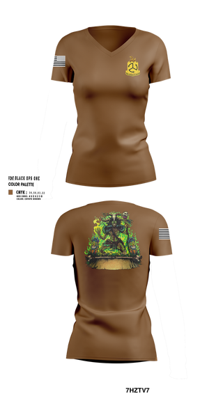 Womens Short Sleeve Vneck Shirt, TF Bataan, National Guard, Teamtime, Team time, sublimation, custom sports apparel, team uniforms, spirit wear, spiritwear, sports uniforms, custom shirts, team store, custom team store, fundraiser sports, apparel fundraiser