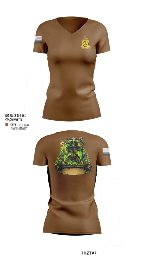 Womens Short Sleeve Vneck Shirt, TF Bataan, National Guard, Teamtime, Team time, sublimation, custom sports apparel, team uniforms, spirit wear, spiritwear, sports uniforms, custom shirts, team store, custom team store, fundraiser sports, apparel fundraiser