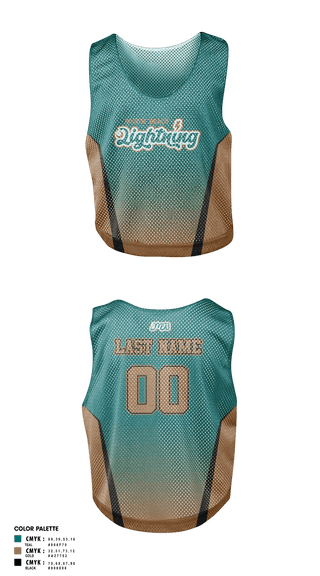 Mens Lacrosse Pinnie, Myrtle Beach Lightning, Men's Lacrosse, Teamtime, Team time, sublimation, custom sports apparel, team uniforms, spirit wear, spiritwear, sports uniforms, custom shirts, team store, custom team store, fundraiser sports, apparel fundraiser