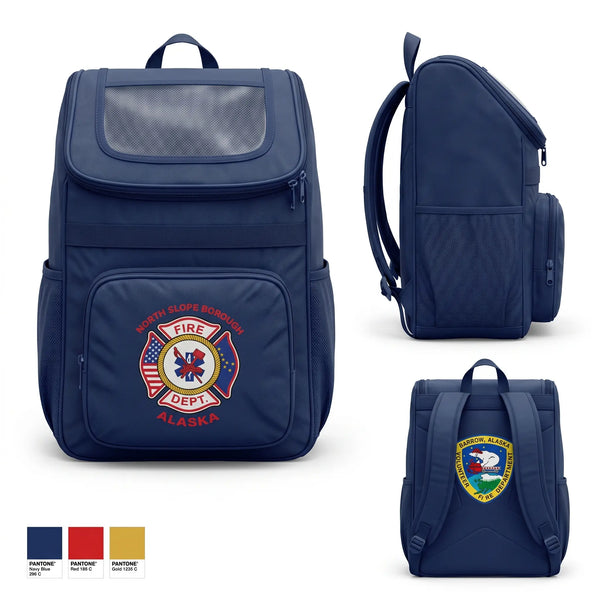 Gear Bag, Barrow Volunteer Fire Department, Fire Department, Teamtime, Team time, sublimation, custom sports apparel, team uniforms, spirit wear, spiritwear, sports uniforms, custom shirts, team store, custom team store, fundraiser sports, apparel fundraiser