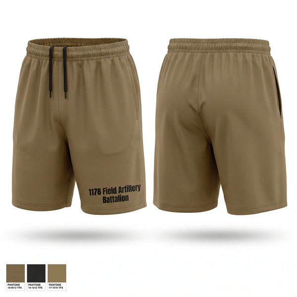 Athletic Shorts With Pockets, 1-178 Field Artillery Battalion, Army, Teamtime, Team time, sublimation, custom sports apparel, team uniforms, spirit wear, spiritwear, sports uniforms, custom shirts, team store, custom team store, fundraiser sports, apparel fundraiser